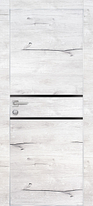 Товар Межкомнатная дверь ПХ-18 AL кромка с 4-х ст. Дуб арктик